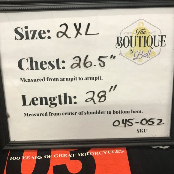 Vtg Harley Davidson Black T Shirt 100 Years Great Motorcycles 2XL Biker Chopper - Picture 10 of 11